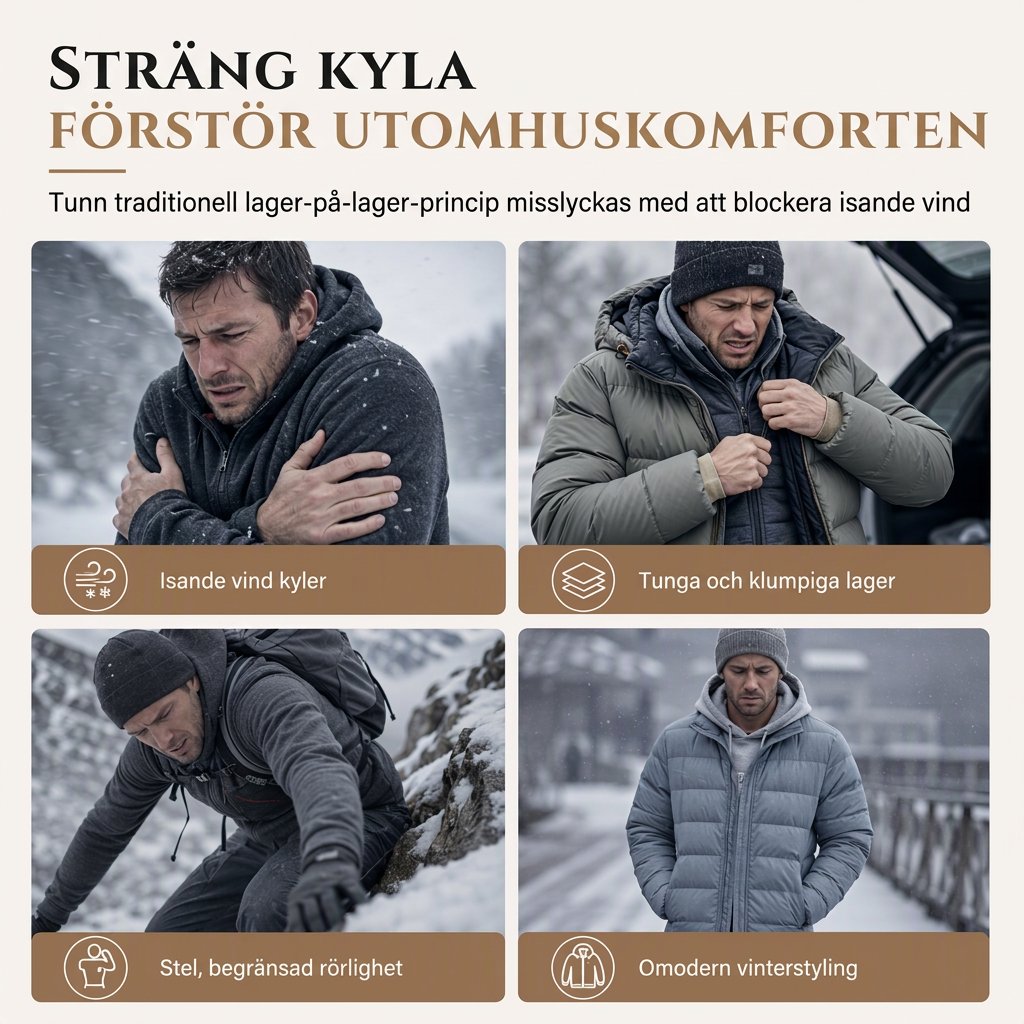 Herrluva med fleecefoder för vinter, jacquardmönstrad, långärmad pullover-tröja för avslappnad utomhusbruk-1