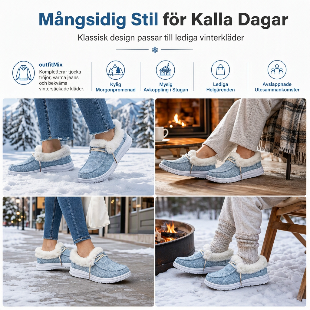 Kvinnliga avslappnade slip-on vinterskor-6