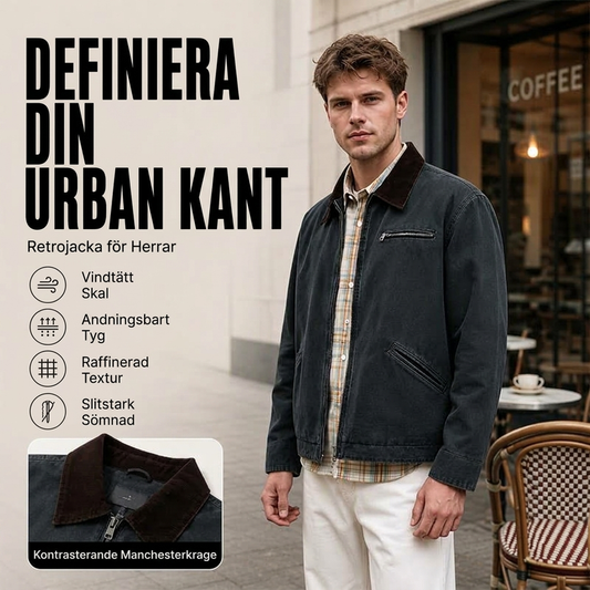 Klassisk ledig jeansjacka för män