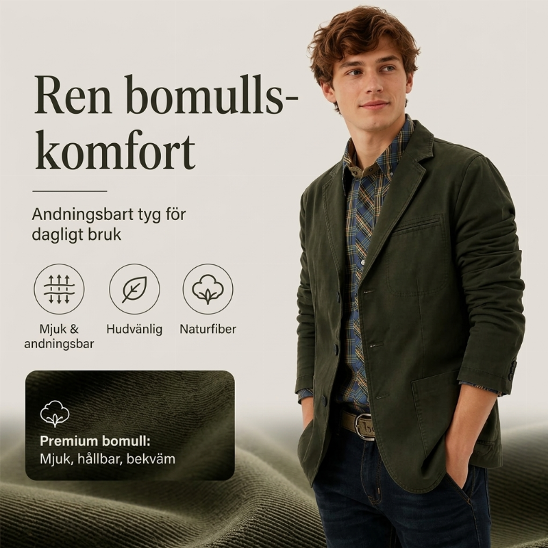 Herrjacka med urtagbar slag och slimfit-3