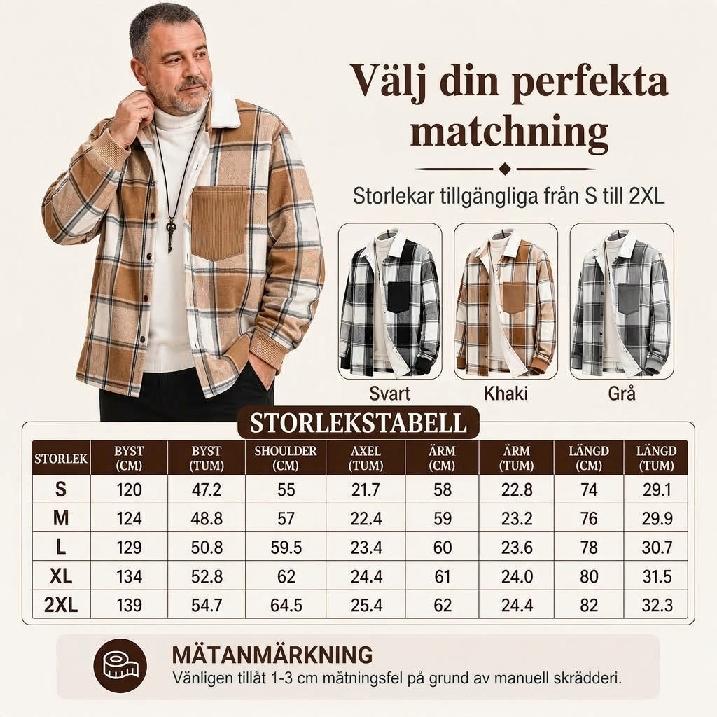 Kavajjacka i rutig design för män, ledig stil-5