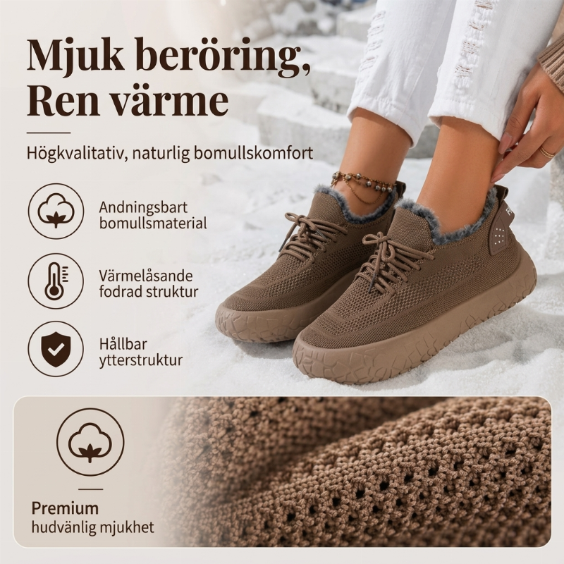 🌸Stor rea – 50 % rabatt💖Casual vinterskor för damer med plyschfoder-3