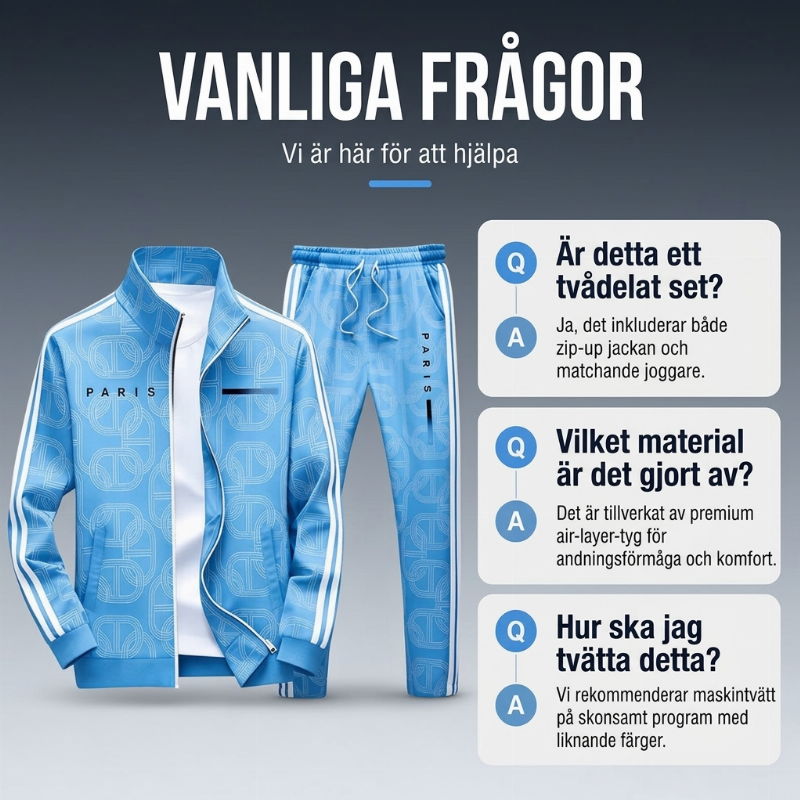 ✈️Fri frakt✨ New Look 💫 Herrset med geometriskt mönster, jacka med genomgående dragkedja och byxor – bekvämt, snyggt och trendigt-6