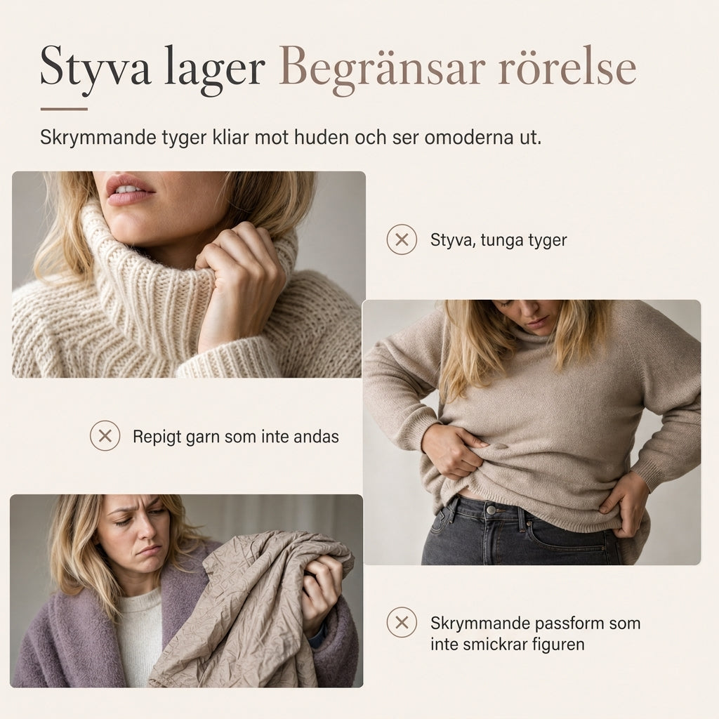 Lös stickad kofta med långa ärmar för kvinnor-1