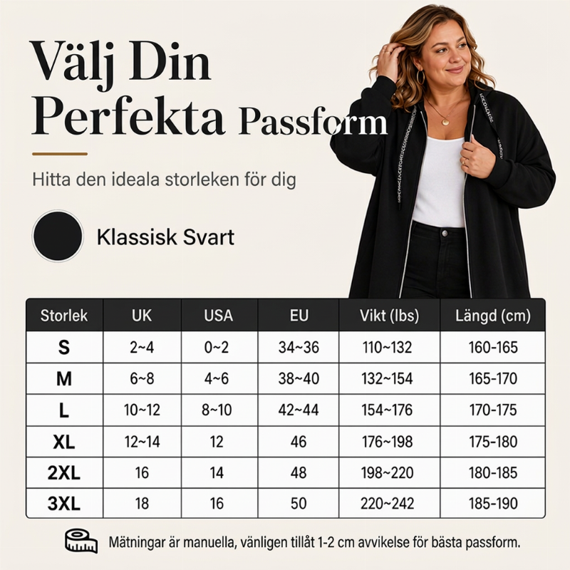 🧥Lång fritidsjacka med dragkedja och huva för dam-5