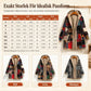 Varm Hoodie Dam – Mjuk Fleecefodrad Huvtröja med Vintage Tryck, Mysig Komfort & Vinterstil-7