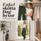 Smidiga och bekväma pendlingsbyxor för kvinnor-3