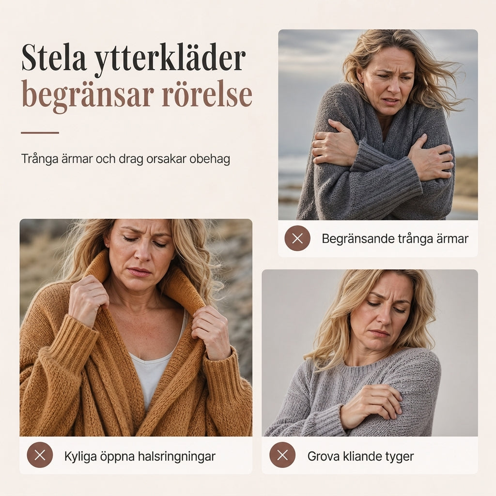 ✨⭐Löst stickad kofta för kvinnor med fladdermusärmar, öppen fram med sjal krage för höst och vinter-1