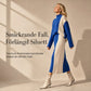 🍂 Höst-/vintererbjudande ✨ 2-delat stickat set för damer i färgblock – varm tröja och elegant kjol för en chic look-3