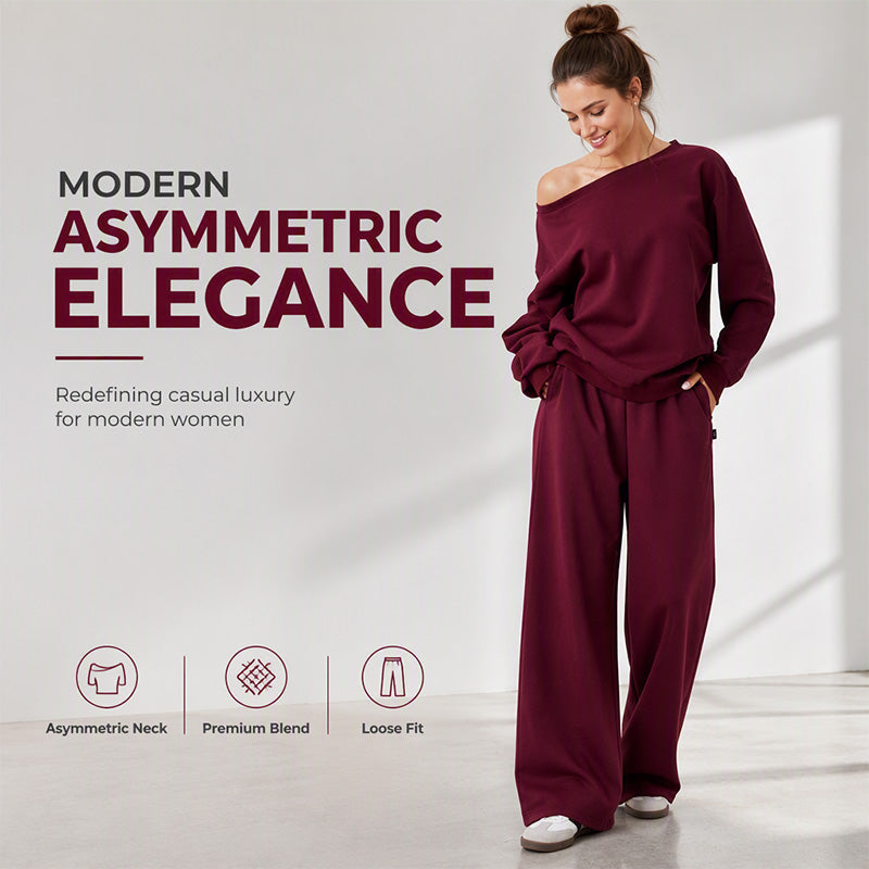 😍😊Damset med sweatshirt och sweatpants i 2 delar🔥✅️