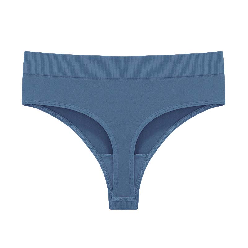 Damtrosor sömlösa ribbade stringtrosor-13