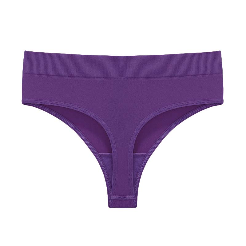 Damtrosor sömlösa ribbade stringtrosor-16