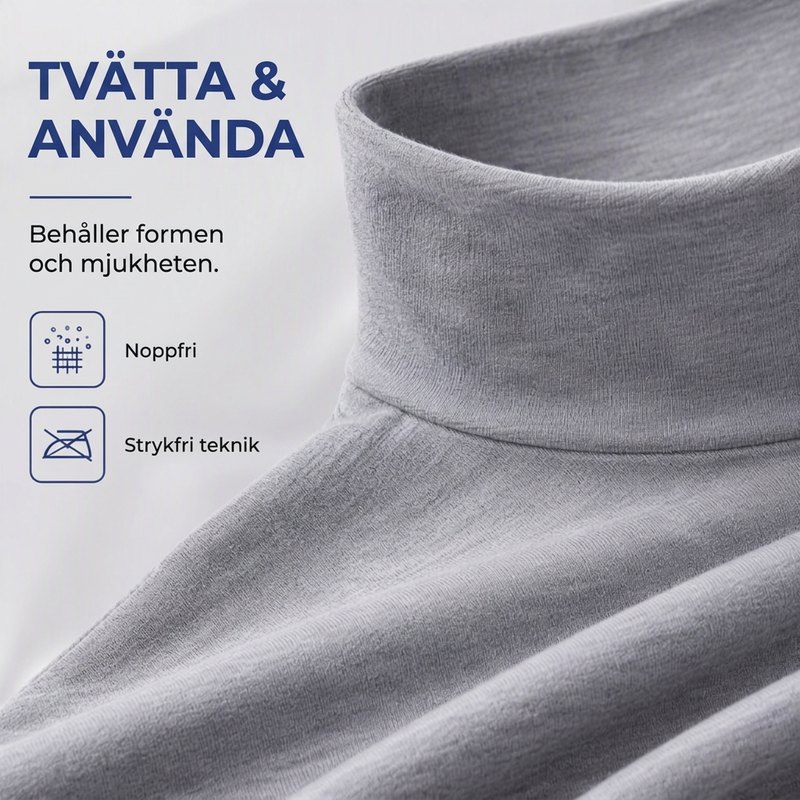 🔥50% 👕 Herrtröja med kort krage i premium mjölksilke – hög elasticitet, 3D-formad passform, mjuk, lättskött, nu till halva priset! ✨-6