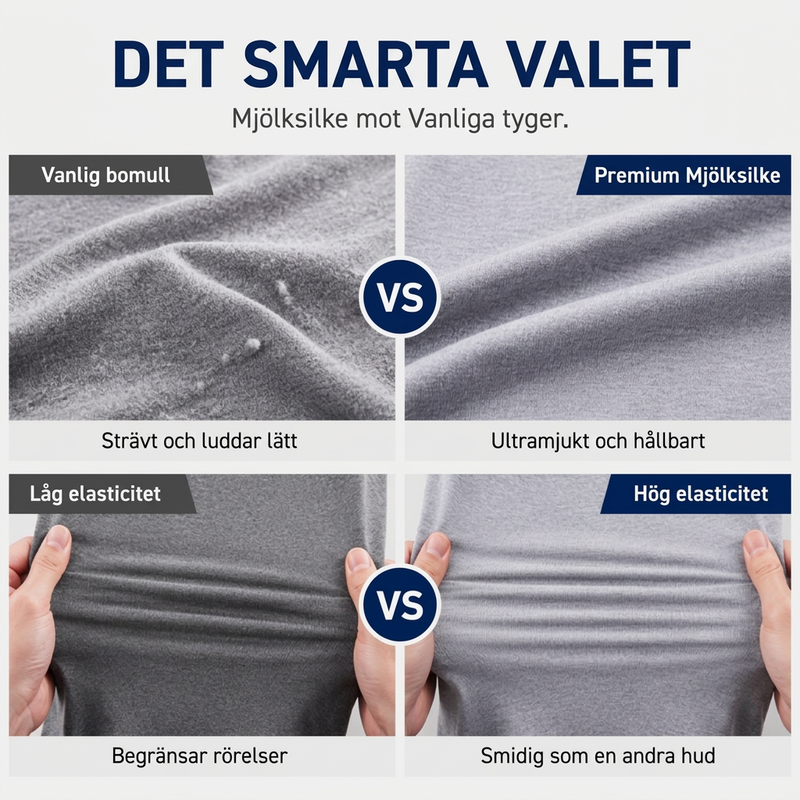 🔥50% 👕 Herrtröja med kort krage i premium mjölksilke – hög elasticitet, 3D-formad passform, mjuk, lättskött, nu till halva priset! ✨-8