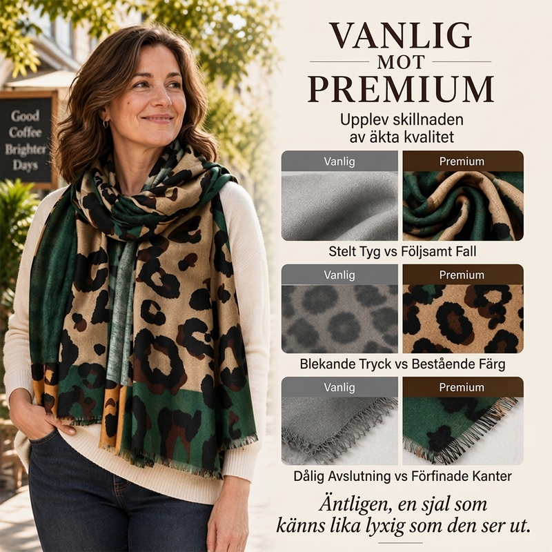 🐆Mångsidig lättvikts schal med leopardmönster🔥❄️-3