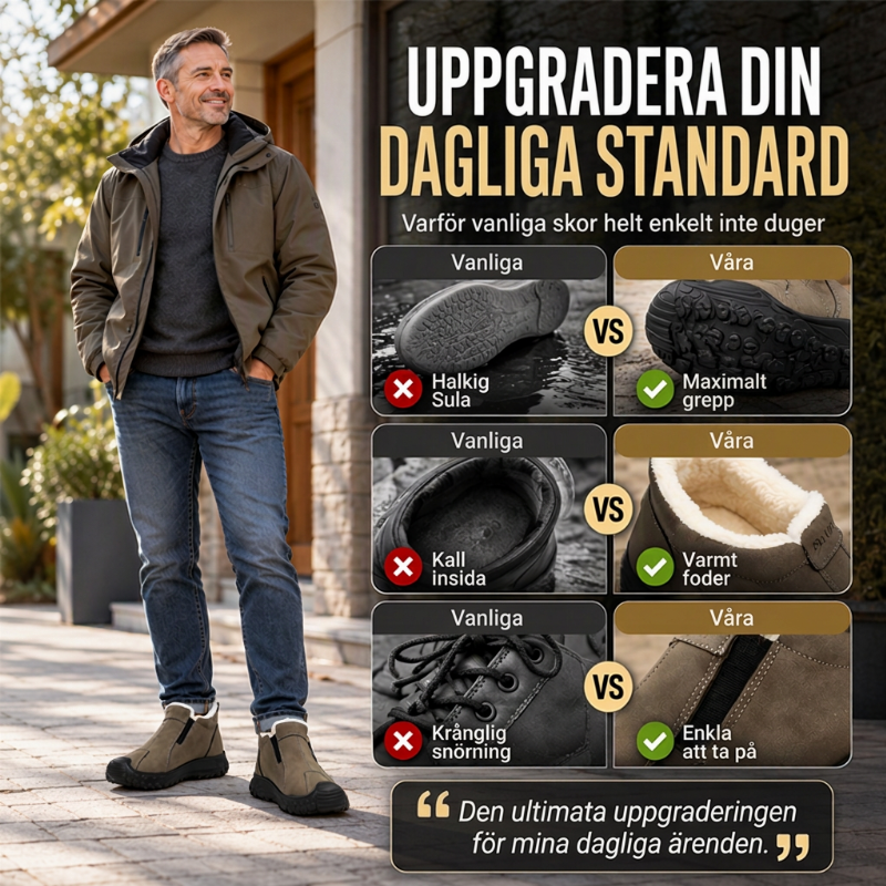 🥾 Vinterfodrade vandringsskor för män med mjukt plyschfoder – varma, bekväma och perfekta för kalla vinterdagar, nu till halva priset! ✨-2