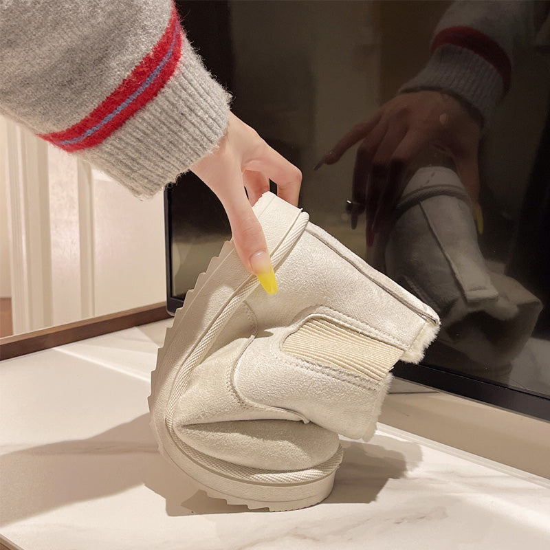 👢 Varma snöstövlar för kvinnor med tjock halksäker sula – vinterfodrade, lätta och bekväma, perfekta för snö och is, nu till halva priset! ✨-10