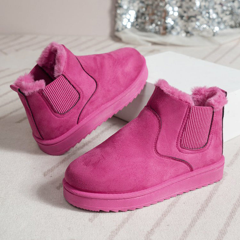 👢 Varma snöstövlar för kvinnor med tjock halksäker sula – vinterfodrade, lätta och bekväma, perfekta för snö och is, nu till halva priset! ✨-14