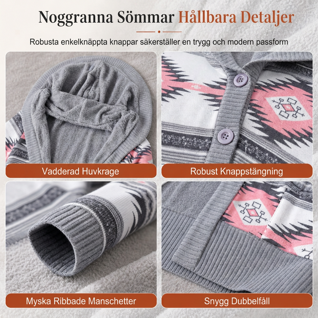 🚚 Fri frakt på just den här produkten!  💖 Långärmad huvtröja i mellanlängd för kvinnor med foder i bomull-4
