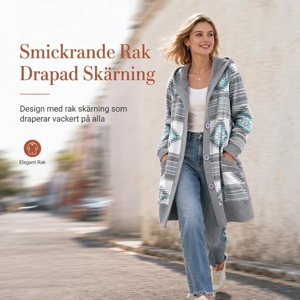 🚚 Fri frakt på just den här produkten!  💖 Långärmad huvtröja i mellanlängd för kvinnor med foder i bomull-5