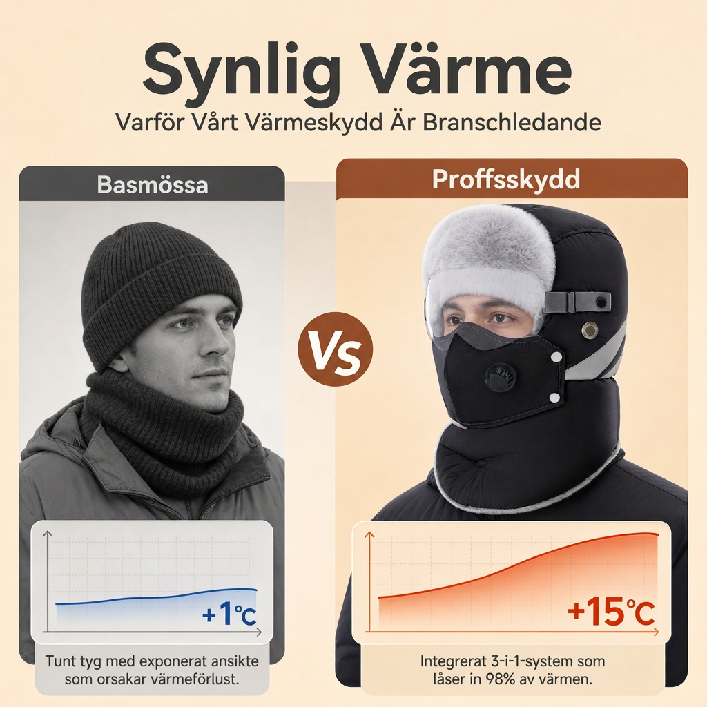 📦 Över 500 paket skickas varje dag! Vindtät, varm vintermössa i trapper-stil med inbyggd ansiktsmask-2