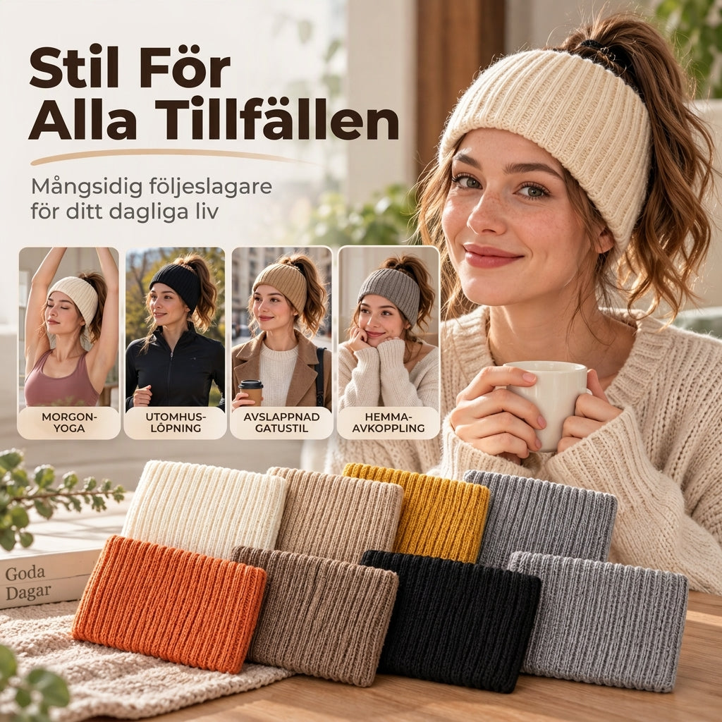 🔥Köp 1 Få 2 Gratis ✨ Brett, ribbstickat pannband – mjukt, varmt och sportigt för kalla dagar ❄️-4