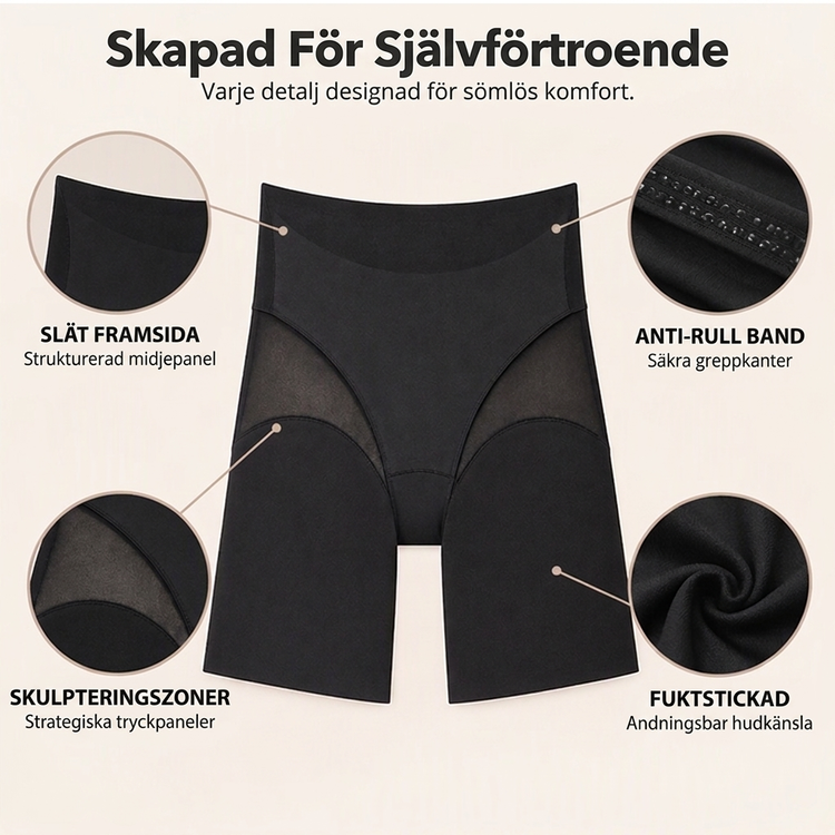 🔥50 % rabatt! 🔥Damshapewear med hög midja och magekontroll-1