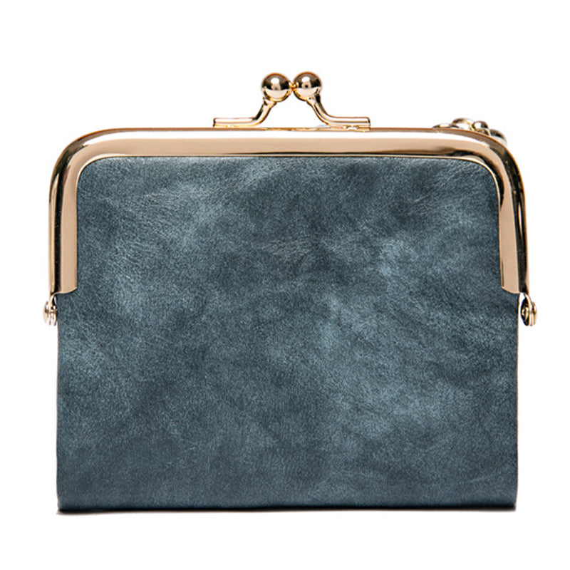 👛 Vintageplånbok med kisslås och flera kortfack – rymlig, elegant och praktisk, perfekt för vardag och fest! ✨-11