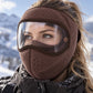 ❄️ Vintervindtät varm ansiktsmask med HD-skyddsglasögon – skyddar mot kyla och vind, perfekt för skidåkning och utomhus! 🥽✨-6