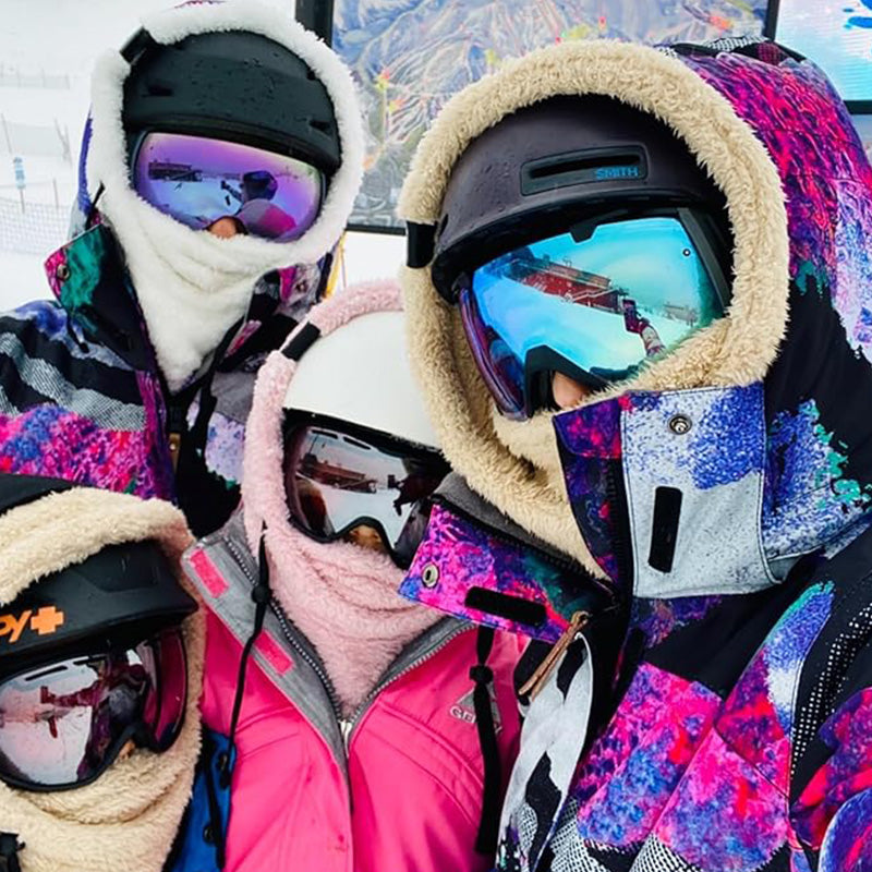 🔥Unisex varmt skjerf med skihette🧣-1