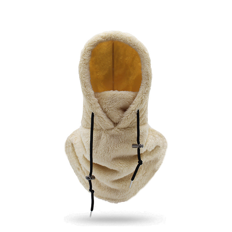 🔥Unisex varmt skjerf med skihette🧣-17