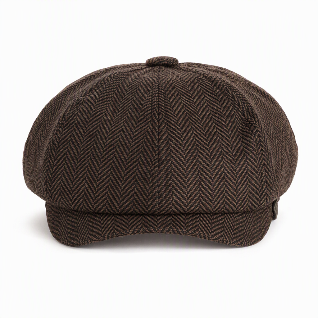 🧢 Vintage brittisk stil tidningspojkskeps för män och kvinnor, klassisk avslappnad flat cap, åttakantig basker-20