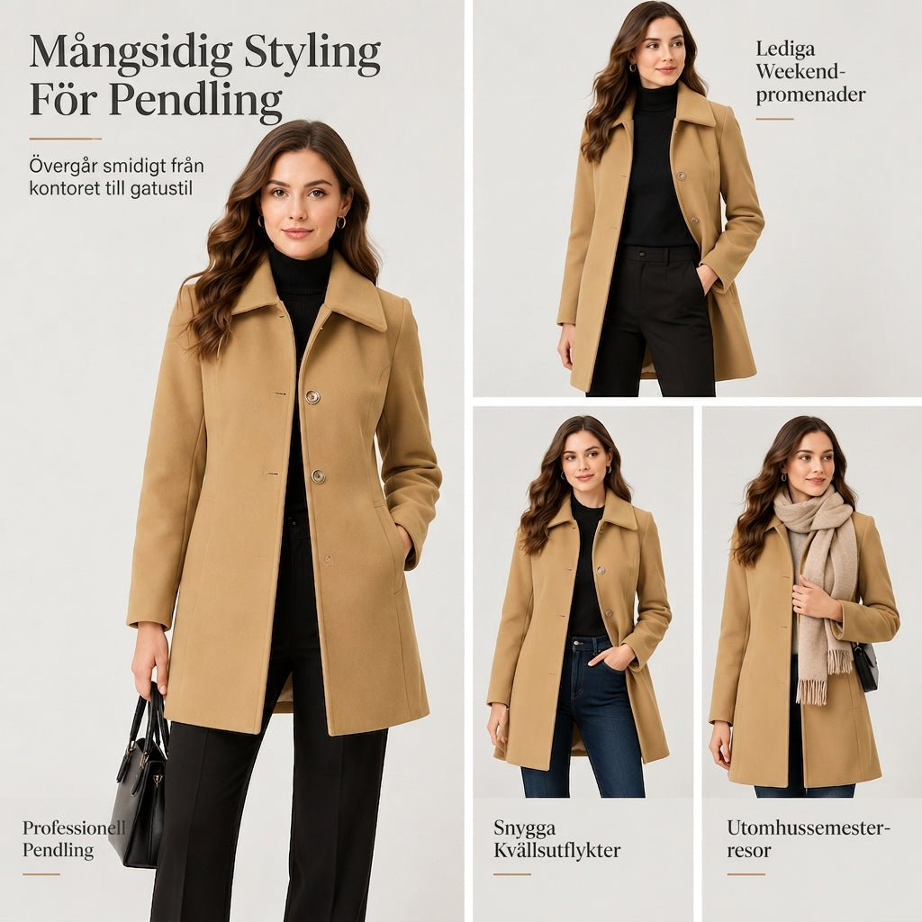 🚚 Fri frakt på just den här produkten!  📢🎉50 % rabatt!!!🛍️✨Elegant trenchcoat i medeltida rutmönster för damer, perfekt för både höst och vinter-6