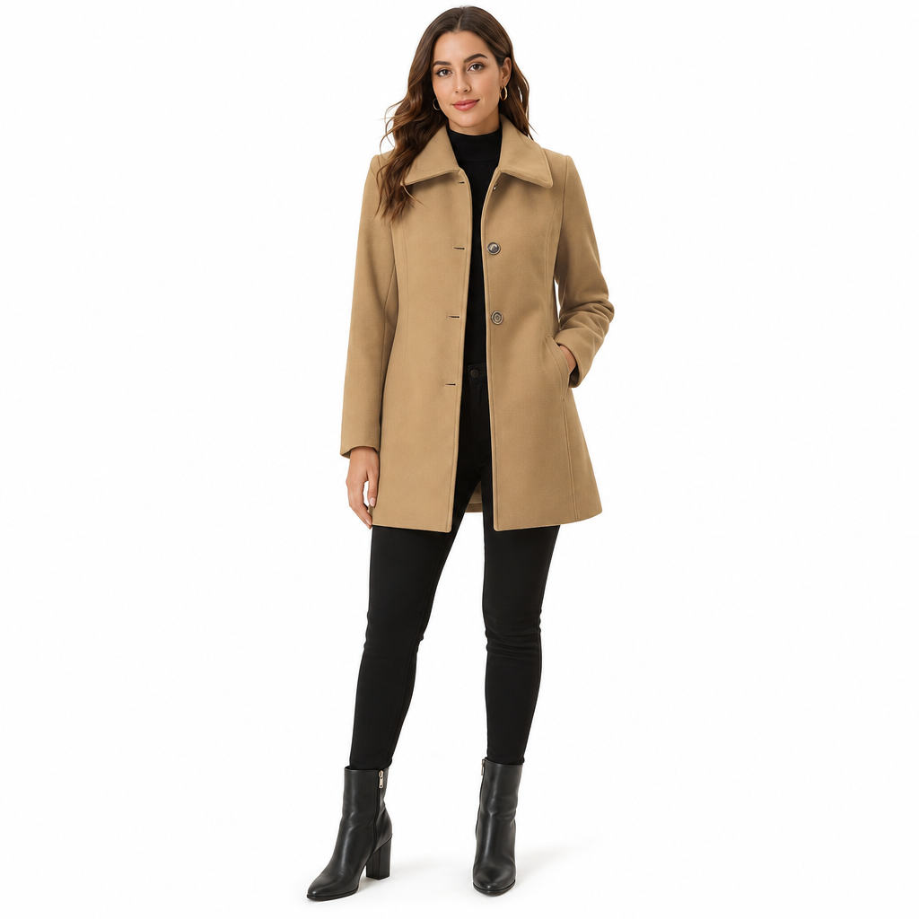 🚚 Fri frakt på just den här produkten!  📢🎉50 % rabatt!!!🛍️✨Elegant trenchcoat i medeltida rutmönster för damer, perfekt för både höst och vinter-10