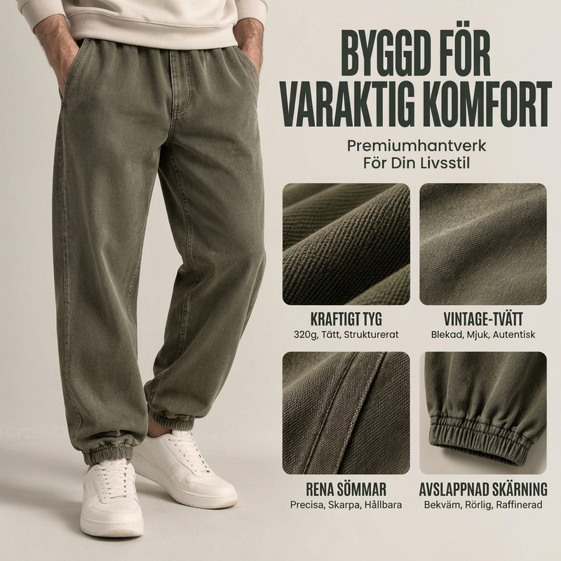 💦 Vattentåliga fritidsbyxor för män-4