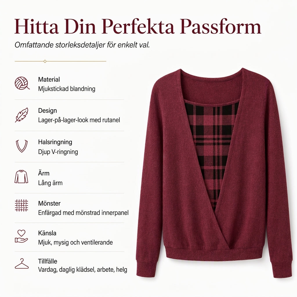 ✨ Nyhet – Rutig stickad damskjorta 👚 Lager-på-lager-look, mjuk stickning och stilfull, avslappnad stil 🌸-8