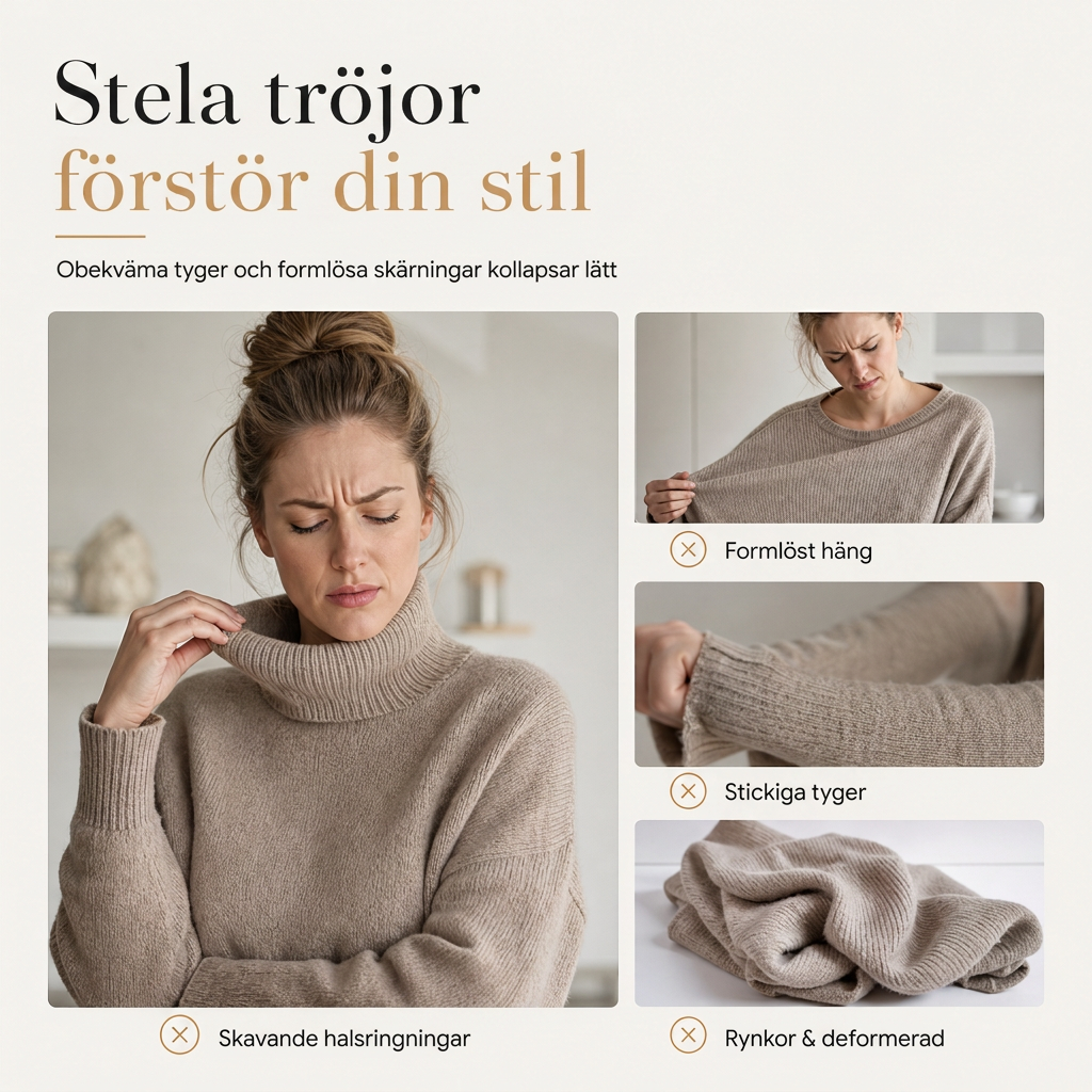 🔥En supertrendig och mångsidig topp🔥 Löst passande sweatshirt med skärhals, draperad design, nersatta axlar och långa ärmar-1