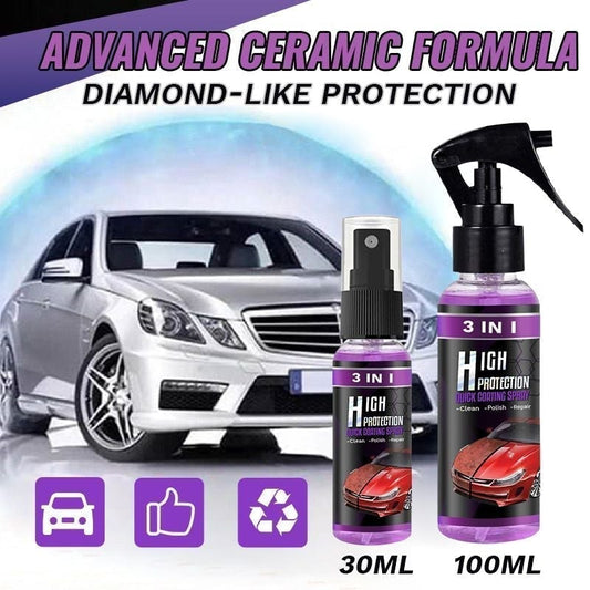 🔥Kup 1 i otrzymaj 1 gratis 🔥- wysoce ochronny spray do czyszczenia samochodu🚗