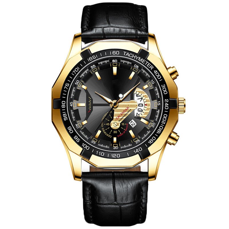 47mm Muti-function Quartz Watch for Men - Luckyeo